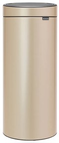 Brabantia 1003221 Κάδος Απορριμμάτων από Ανοξείδωτο Ατσάλι, 30lt, Metallic Gold , Touch Bin New