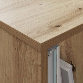 vidaXL Ράφι Περιοδικών Artisan Oak 102 x 30 x 45 εκ.