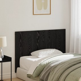 vidaXL Κεφαλάκι κρεβατιού Μαύρο Δρυς 120x1,5x80 εκ. Από Συνθετικό Ξύλο