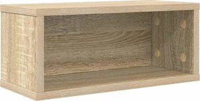 vidaXL Ράφι Αποθήκευσης CDs Sonoma Δρυς 40 x 17 x 17 εκ.