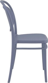 ΚΑΡΕΚΛΑ ΠΟΛ/ΝΙΟΥ ΜΑΡΣΕΛ DARK GREY 45Χ52Χ85εκ.
