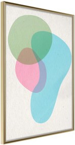 Αφίσα - Pastel Sets III - 30x45 - Χρυσό - Χωρίς πασπαρτού