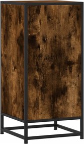 vidaXL Ραφιέρα Καπνιστή Δρυς 35,5x35x76 εκ. Επεξ. Ξύλο + Μέταλλο