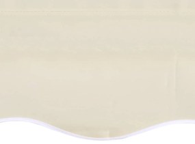 vidaXL Τεντόπανο Κρεμ 5 x 3 μ. από Καραβόπανο