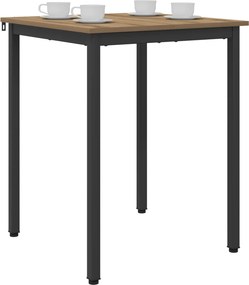 vidaXL Τραπεζαρίες 60 x 60 x 75 cm Επεξεργασμένο Ξύλο Artisan Δρυς