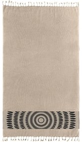 Πετσέτα Θαλάσσης - Παρεό Pestemal 21 Beige Guy Laroche Θαλάσσης 90x170cm 100% Βαμβάκι