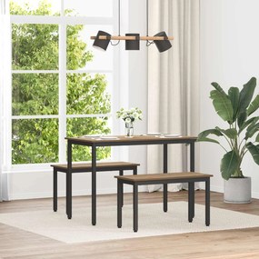 vidaXL παγκάκι Artisan Δρυς 80 x 35 x 45 cm Επεξεργασμένο Ξύλο
