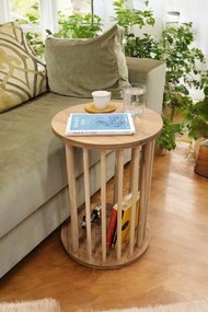 Βοηθητικό Τραπεζάκι Πεύκο MEDRES 35x49