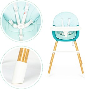 2in1 feeding chair ECOTOYS blue