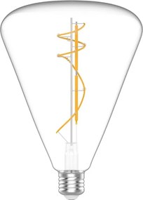 LED Filament Λαμπτήρας H03 Cone 140 Διαφανής 10W E27 Dimmable 2700K