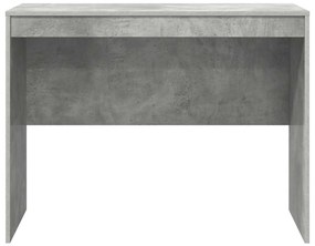 vidaXL Γραφείο Γκρι σκυροδέματος 100 x 50 x 76 εκ. Επεξεργασμένο ξύλο