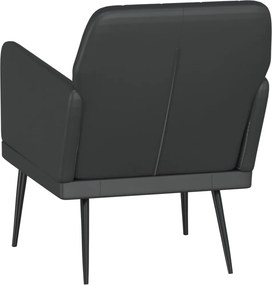 vidaXL Πολυθρόνα Μαύρη 61 x 78 x 80 εκ. από Συνθετικό Δέρμα