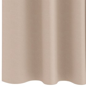 vidaXL Κουρτίνες με κουρτίνες 2 pcs Taupe 225 x 140 εκ. Πολυεστέρας