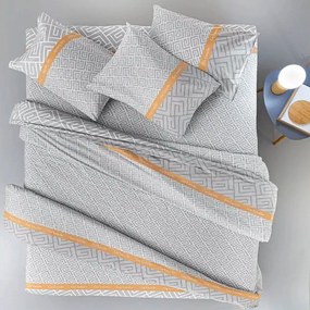 Σεντόνια Occio (Σετ 3τμχ) Grey Guy Laroche Single 165x265cm 100% Cotton Percale