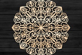 Intra απο ξύλο plywood 3mm-4mm πάχος Τρισδιάστατη Mandala Δίασταση 30x30 cm INTRAFABR-74285559