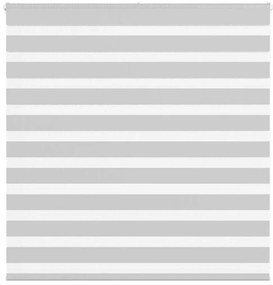 vidaXL Ζέβρα τυφλή Ανοιχτό Γκρι Πλάτος υφάσματος 140,9 εκ. Πολυεστέρας