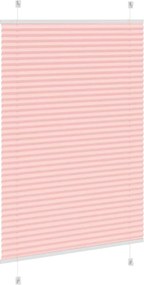 vidaXL Πλισέ περσίδα ροζ 95x150 cm Πλάτος υφάσματος 94,4 cm