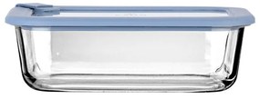 ESTIA ΦΑΓΗΤΟΔΟΧΕΙΟ COLORSEAL ΓΥΑΛΙΝΟ 1050ml 21.6x16.5x7.4cm ΜΕ ΚΑΠΑΚΙ ΣΙΛΙΚΟΝΗΣ ΜΠΛΕ