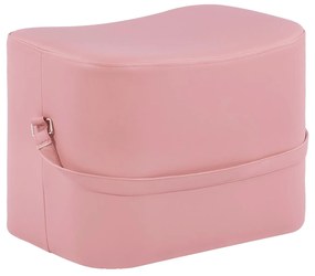 Σκαμπό Beate Με Pu Σε Απόχρωση Σαπιου Μηλου 50x34x35Υ Εκ.