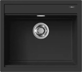 Elleci Best 105 - Νεροχύτης Κουζίνας Γρανίτη 57x51 - K86 Kuro