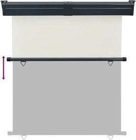 vidaXL Σκίαστρο Βεράντας Πλαϊνό Κρεμ 165 x 250 εκ.