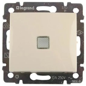 Διακόπτης απλός φωτεινός Valena LEGRAND-774310-Ivory/Κρεμ 774310