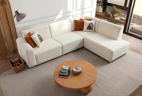 Corner Sofa S-Loft Right - White White