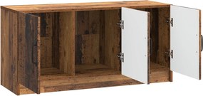 VidaXL Ντουλάπι TV Παλαιωμένο ξύλο 99 x 34,5 x 47 εκ