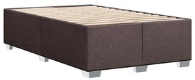 ΚΡΕΒΑΤΙ BOXSPRING ΜΕ ΣΤΡΩΜΑ ΣΚΟΥΡΟ ΚΑΦΕ 120X190 ΕΚ ΥΦΑΣΜΑΤΙΝΟ 3285823