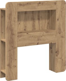 vidaXL Κρεβάτι με Κεφαλάρι Artisan Δρυς Μηχανικά επεξεργασμένο ξύλο