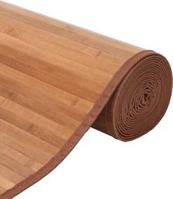 vidaXL Χαλί Ορθογώνιο Φυσικό 60 x 200 εκ. Μπαμπού