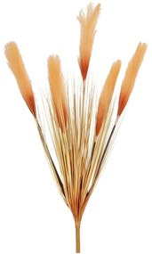 Τεχνητό Κλαδί Pampas Grass 21486 88cm Orange GloboStar Πολυαιθυλένιο