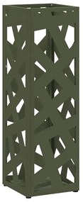 vidaXL Σχέδιο & βάση αποθήκευσης Ελιά 15.5 x 15.5 x 49 εκ Ατσάλι