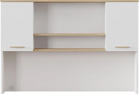 Σύνθεση Γραφείου Ξύλο / Λευκό Δρυς DESECRE 150x30.5x102.2