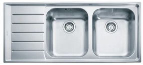 Franke Neptune NEX 621 Inox Νεροχύτης Ποδιά αριστερά 80cm 3011564107