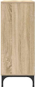 vidaXL Πλαϊνό γραφείο Δρύς Sonoma 79,5 x 33 x 82 εκ Επεξεργασμένο ξύλο