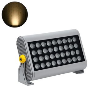 Προβολέας Wall Washer για Φωτισμό Κτιρίων LED Θερμό Λευκό / Ασημί FLOOD-HENA 90439 Globostar-90639-Ασημί 90639