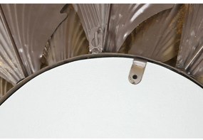 Τοίχο καθρέφτη Home ESPRIT Χρυσό Φύλλο φυτού 76,5 x 8 x 76,5 cm