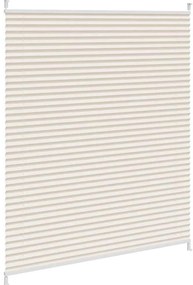 vidaXL Πλισέ ρόλερ σκίασης 110x150cm Κρεμ