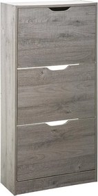 ΠΑΠΟΥΤΣΟΘΉΚΕΣ WOOD SHOE RACK 3DRW GREY 18P FIVE 160392A
