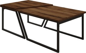 Coffee Table Set Verona P0024623 - Rustic Walnut Rustic Walnut