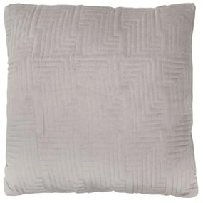 Μαξιλάρι Διακοσμητικό (Με Γέμιση) Silver Z 014525 Grey 50X50 Fabric