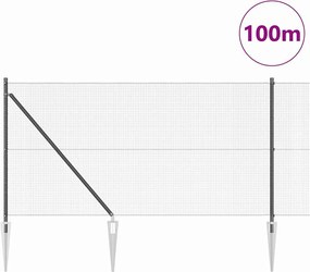 vidaXL Συρματόπλεγμα με ακίδες 100 x 1 μ (Π x Υ)