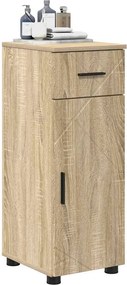 vidaXL Ντουλάπι Μπάνιου με συρτάρι Δρύς Sonoma 30 x 35 x 80 εκ