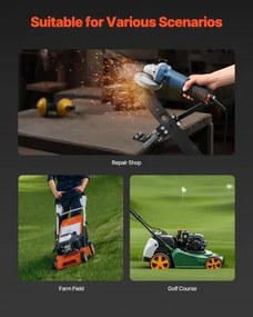 VEVOR Lawn Mower Blade Sharpener 15°-45° Adjustable Lawnmower Blade Sharpener