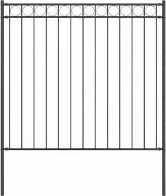 vidaXL Στοιχείο Φράχτη ASSEN 170 x 200 εκ. Ατσάλι Γκρι