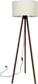 Φωτιστικό Δαπέδου Λευκό / Καφέ AYD 38x38x140