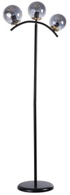 Φωτιστικό Δαπέδου 534LUN5451 30x154cm 3xE27 40W Fume-Black Opviq