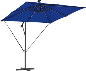 vidaXL Ομπρέλα ηλίου 249 x 249 x 250 εκ. Πολυεστέρας και Αλουμίνιο