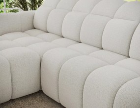 Γωνιακός καναπές Comfora-Λευκό-Αριστερή